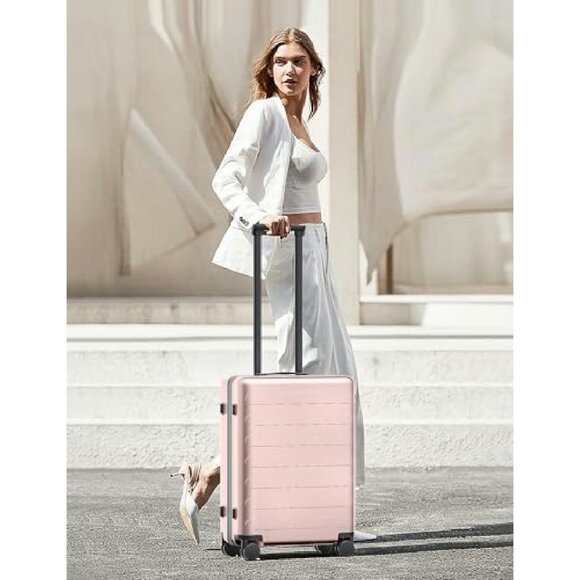 20-Inch Hard Shell Carry-On Luggage with Spinner Wheels & TSA Lock - Picture 3 of 7